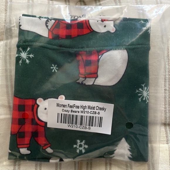 NIP MeUndies FeelFree High-Waisted Cheeky Sz Small in Cozy Bears - Picture 8 of 9